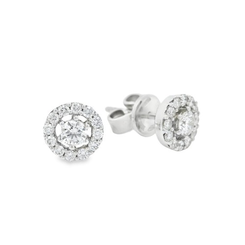 Orecchini BIBIGI Diamanti ct 0,20 + 0,23 Oro 18 kt 2,33 gr
