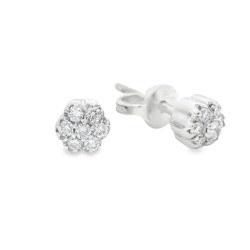Orecchini Margherita Diamanti ct 0,10 Oro 18 kt 2