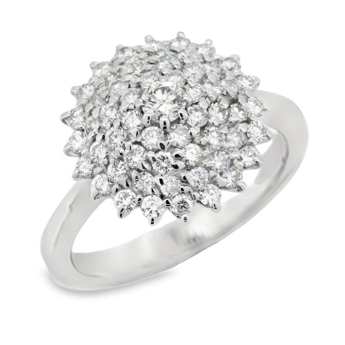 Anello Diamanti ct Margherita 1,10 Oro 18 kt