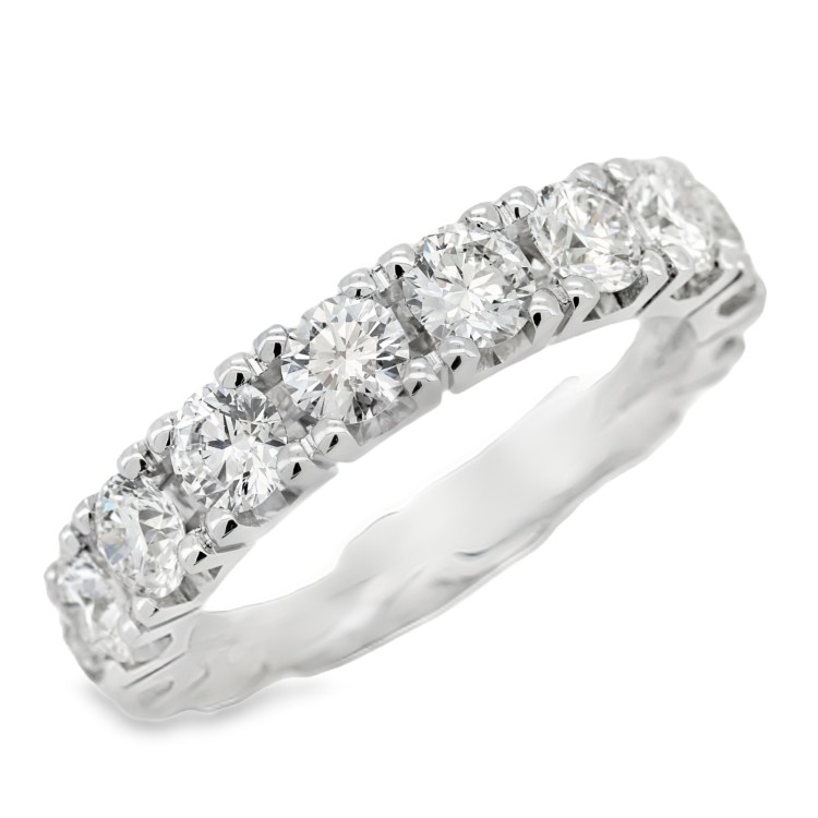 Fedina Eternity Diamanti ct 4,00 Oro 18 kt