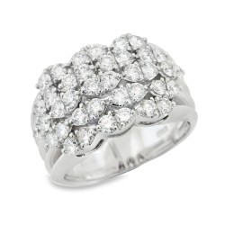 Anello Fascia Diamanti ct 1,70 Oro 18 kt