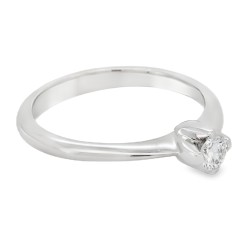 Anello Solitario Diamante ct 0,18 Oro 18 kt 2