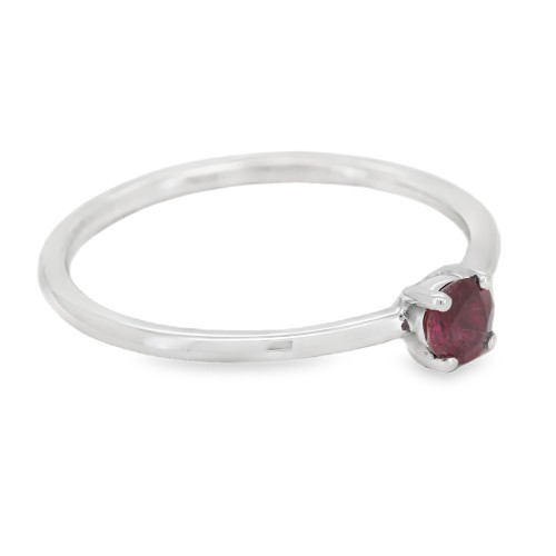 Anello Rubino Zaffiro Diamanti ct 0,30 + Z 0,35 Oro 18 kt