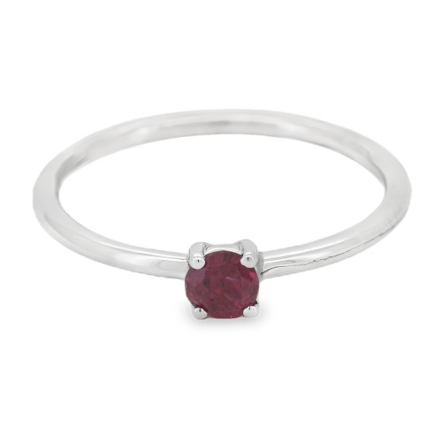 Anello Rubino Zaffiro Diamanti ct 0,30 + Z 0,35 Oro 18 kt