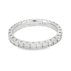 Fedina Eternity 4GQ Diamanti Taglio Brillante ct 1,97 E-F VVS Oro 18 kt 2