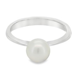 ANELLO Perla 7 mm Oro 18 kt 2
