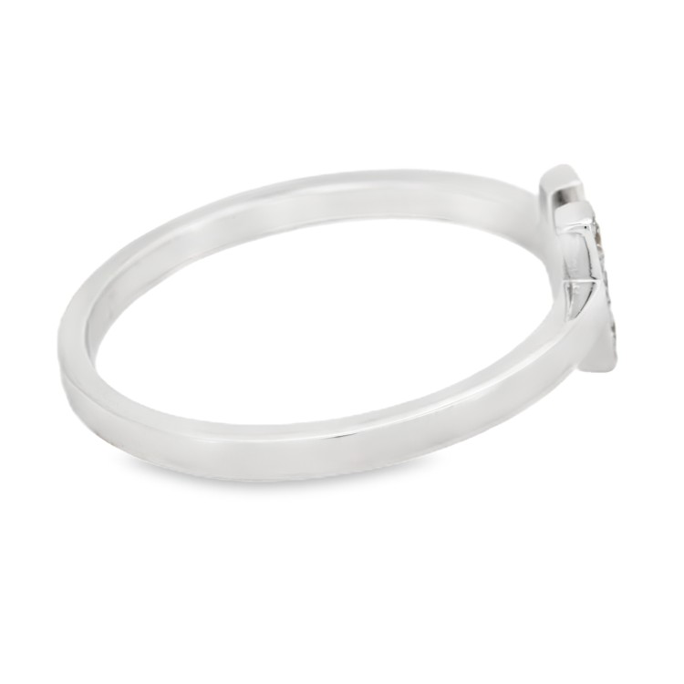 Anello T Diamanti  ct 0,12 FVS  Oro Bianco 18 kt 2,32 gr