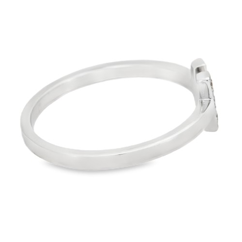 Anello T Diamanti  ct 0,12 FVS  Oro Bianco 18 kt 2,32 gr