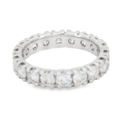 Fedina Eternity 4GQXL 3,9 mm n° 18 Diamanti Taglio Brillante ct 2,55 F G VS SI  Oro 18 kt gr 4,15 2