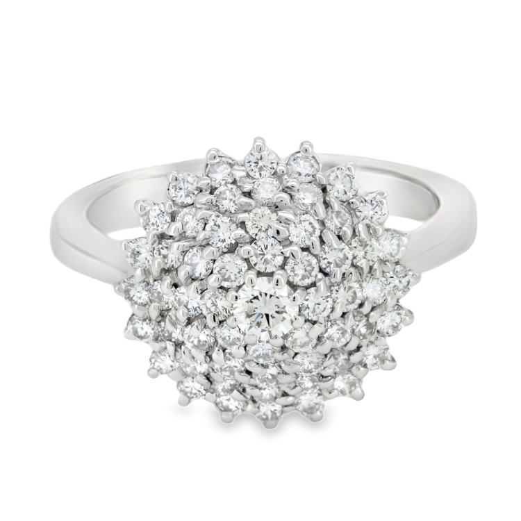 Anello Diamanti ct Margherita 1,10 Oro 18 kt