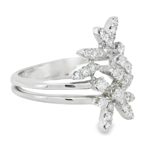Anello Fantasia Diamanti ct 0,63 Oro 18 kt