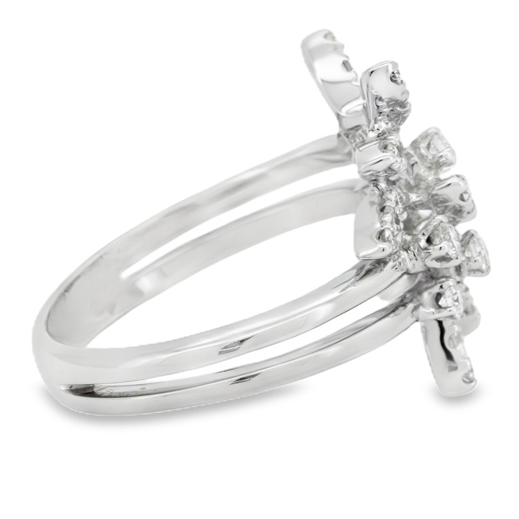 Anello Fantasia Diamanti ct 0,63 Oro 18 kt