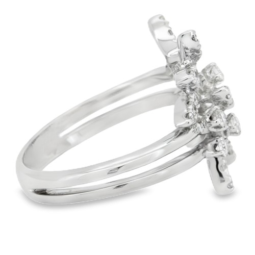 Anello Fantasia Diamanti ct 0,63 Oro 18 kt