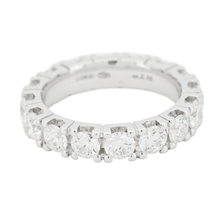 Fedina Eternity Diamanti ct 4,00 Oro 18 kt