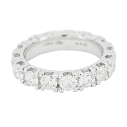 Fedina Eternity Diamanti ct 4,00 Oro 18 kt