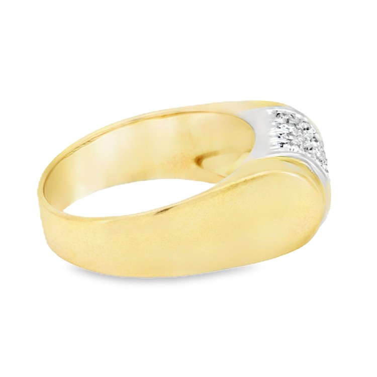 Anello Diamanti ct 0,31 Oro 18 kt