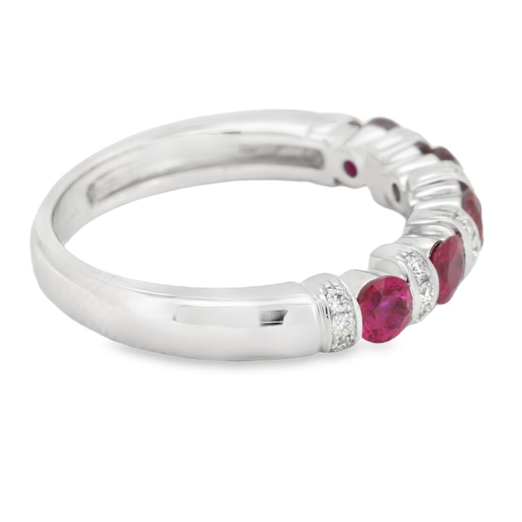 Fedina Riviere Rubini ct 0,15 Oro 18 kt