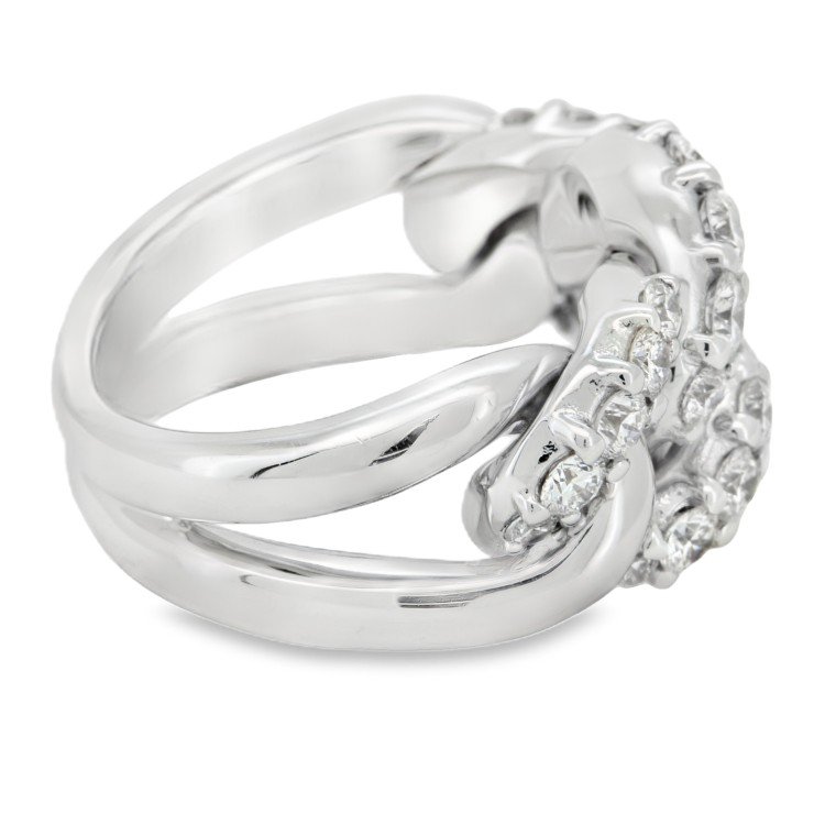 Anello Diamanti ct 1,69 Oro 18 kt