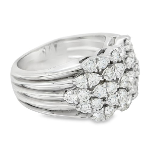 Anello Fascia Diamanti ct 1,70 F VVS Oro 18 kt