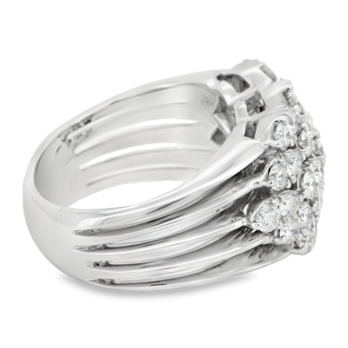 Anello Fascia Diamanti ct 1,70 Oro 18 kt