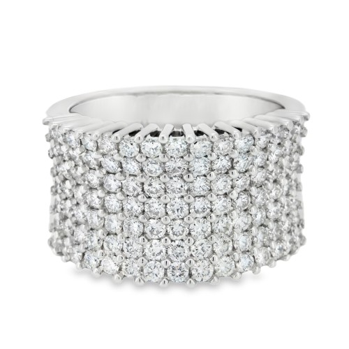 Anello Fascia Diamanti ct 1,95 Oro 18 kt