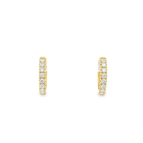 Orecchini Diamanti ct 0,34 Oro 18 kt