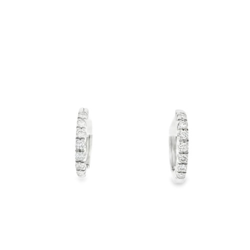 Orecchini Diamanti ct 0,36 Oro 18 kt