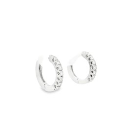 Orecchini Diamanti ct 0,36 Oro 18 kt 2