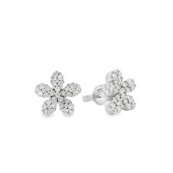 Orecchini Diamanti ct 0,58 Oro 18 kt 2