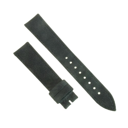 Cinturino Tessuto Riciclato Nero opaco 18/16 mm B36B classico.