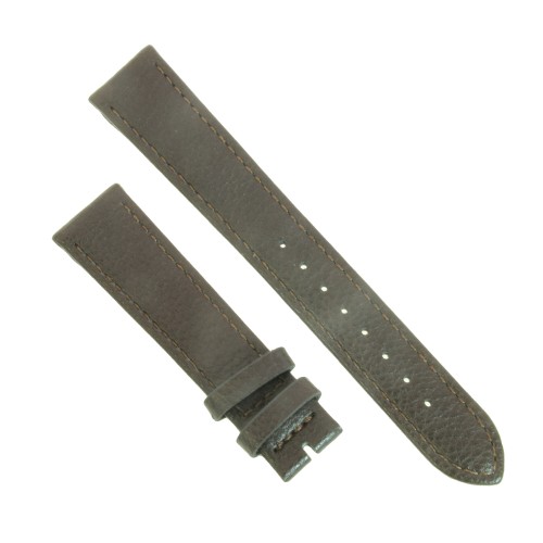 Cinturino Pelle Vegan Marrone Martellato opaco 18/16 mm B37B classico.