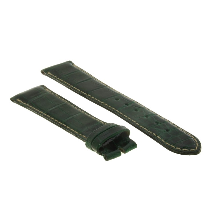 Zenith Cinturino Alligatore Verde  20/16 mm