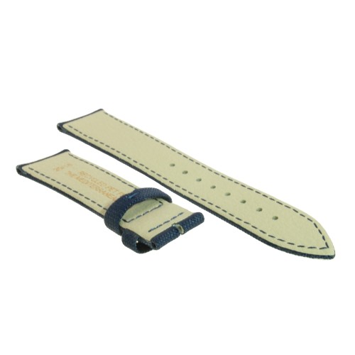 Cinturino Tessuto Riciclato Blu opaco 20/18 mm B36B classico.