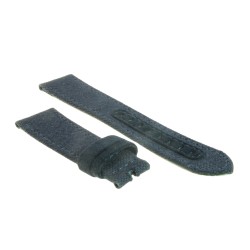 Cinturino Tessuto di Cotone Riciclato Blu opaco 22/18 mm B42B classico. 2