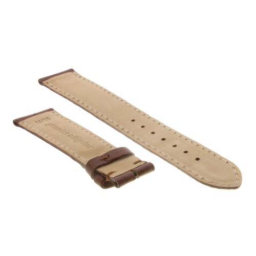 Cinturino Alligatore Marrone Gold Opaco 18/16 mm forma classica