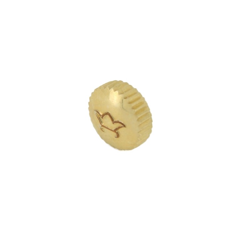 Lemania Corona impermeabile Acciaio laminata gialla diametro 5 mm, altezza 2,3 mm, passo 90 tubo 200 mm