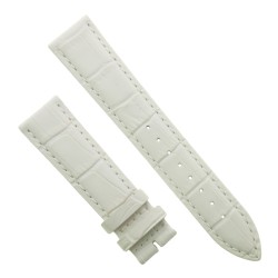 Cinturino Stampa Alligatore Bianco opaco 20/18 mm B40B classico