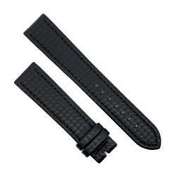 Cinturino Water Resistant Carbon Printed Nero opaco 20/18 mm B40 classico