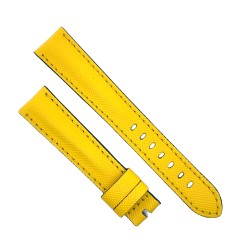 Cinturino Water Resistant Granulato Giallo opaco 18/16 mm B55 classico