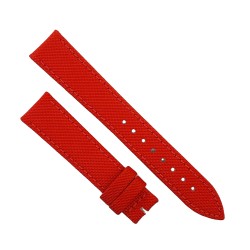 Cinturino Tessuto Riciclato Rosso opaco 18/16 mm B36B classico.