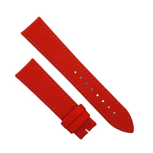 Cinturino Tessuto Riciclato Rosso opaco 20/18 mm B36B classico.