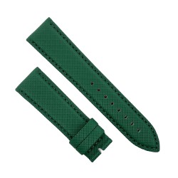 Cinturino Water Resistant Gomma Verde Stampa Tessuto opaco 22/20 mm B47R classico spessore 4,7 mm
