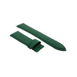 Cinturino Water Resistant Gomma Verde Stampa Tessuto opaco 20/18 mm B47R classico spessore 4,7 mm 2