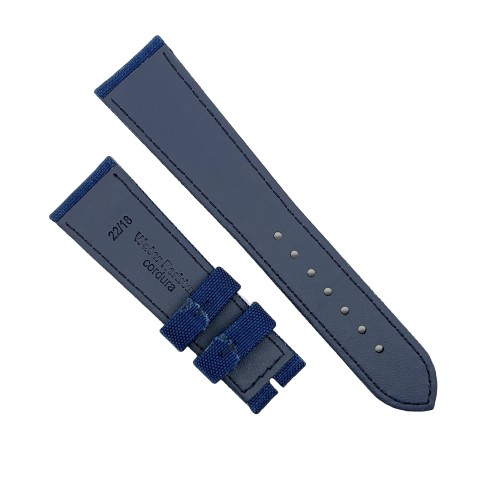 Cinturino Water Resistant Tessuto Cordura Blu 22/18 mm B37BL classico spessore 3,6 mm