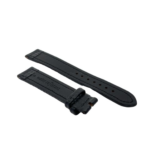Cinturino Water Resistant Carbon Printed Nero opaco 18/16 mm B40 classico