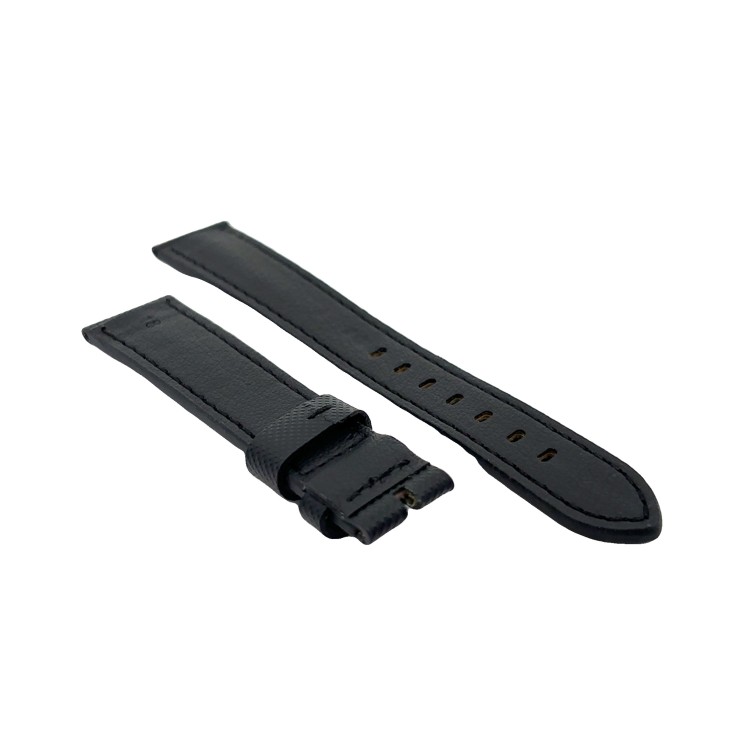 Cinturino Water Resistant Granulato Nero opaco 18/16 mm B55 classico