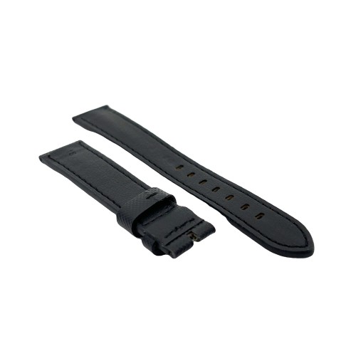 Cinturino Water Resistant Granulato Nero opaco 18/16 mm B55 classico