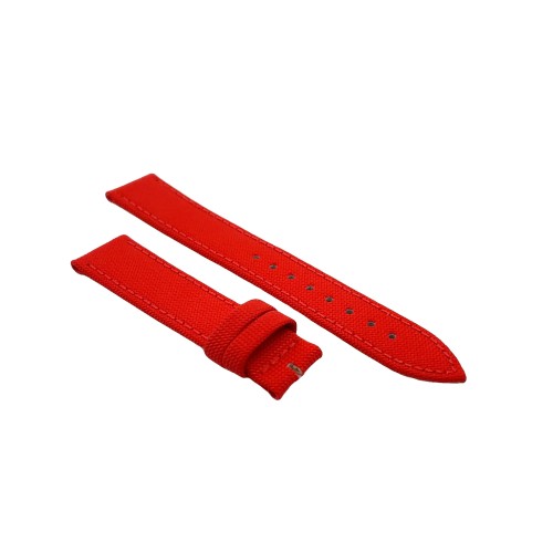 Cinturino Tessuto Riciclato Rosso opaco 18/16 mm B36B classico.