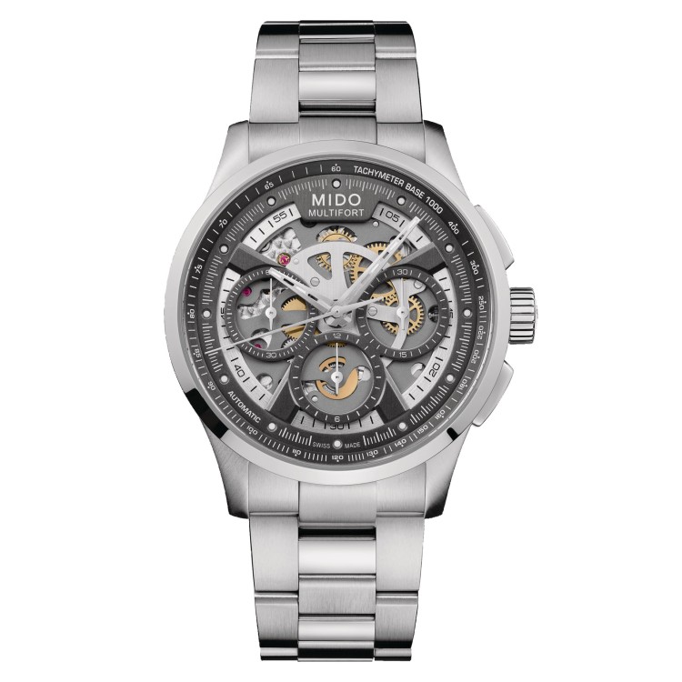 MIDO Multifort Skeleton Chronograph M038.662.11.060.00 Automatico 43 mm
