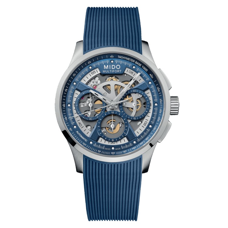 MIDO Multifort Skeleton Chronograph M038.662.17.040.00 Automatico 43 mm